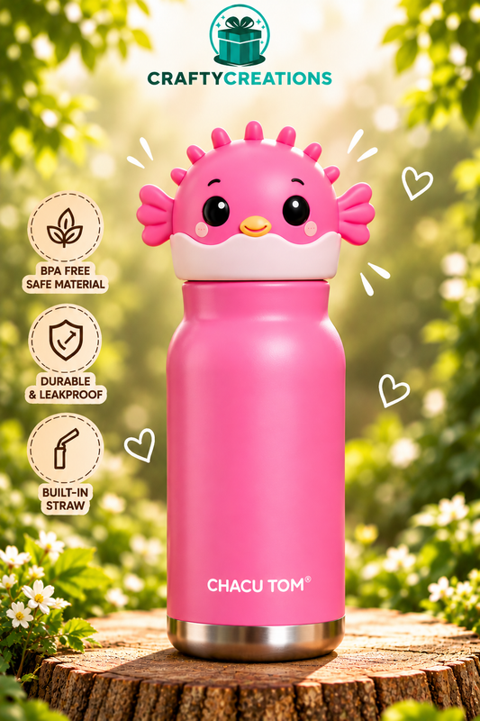 Cute Animal Vacuum Insulated Bottle