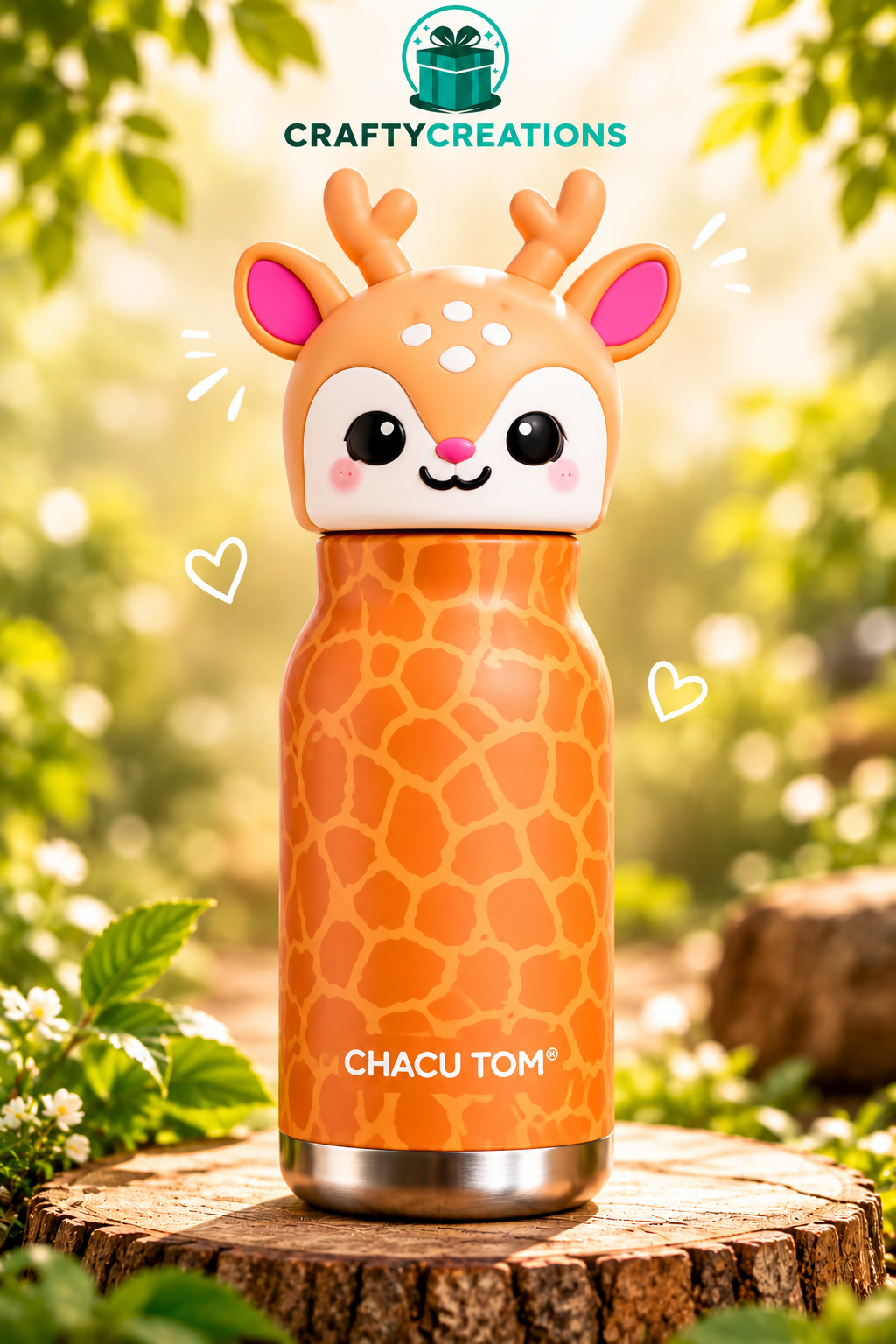 Cute Animal Vacuum Insulated Bottle
