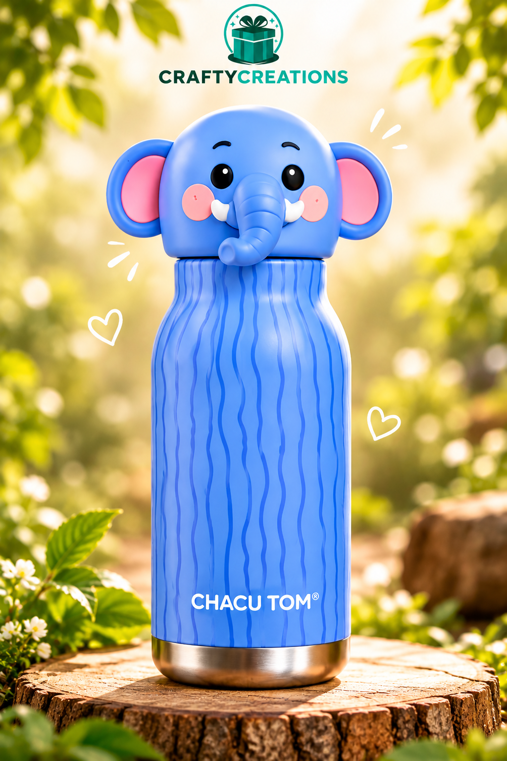 Cute Animal Vacuum Insulated Bottle
